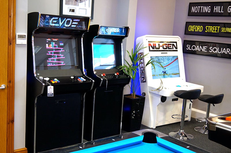 Bespoke Arcades Arcade Machines - On Display in Showroom
